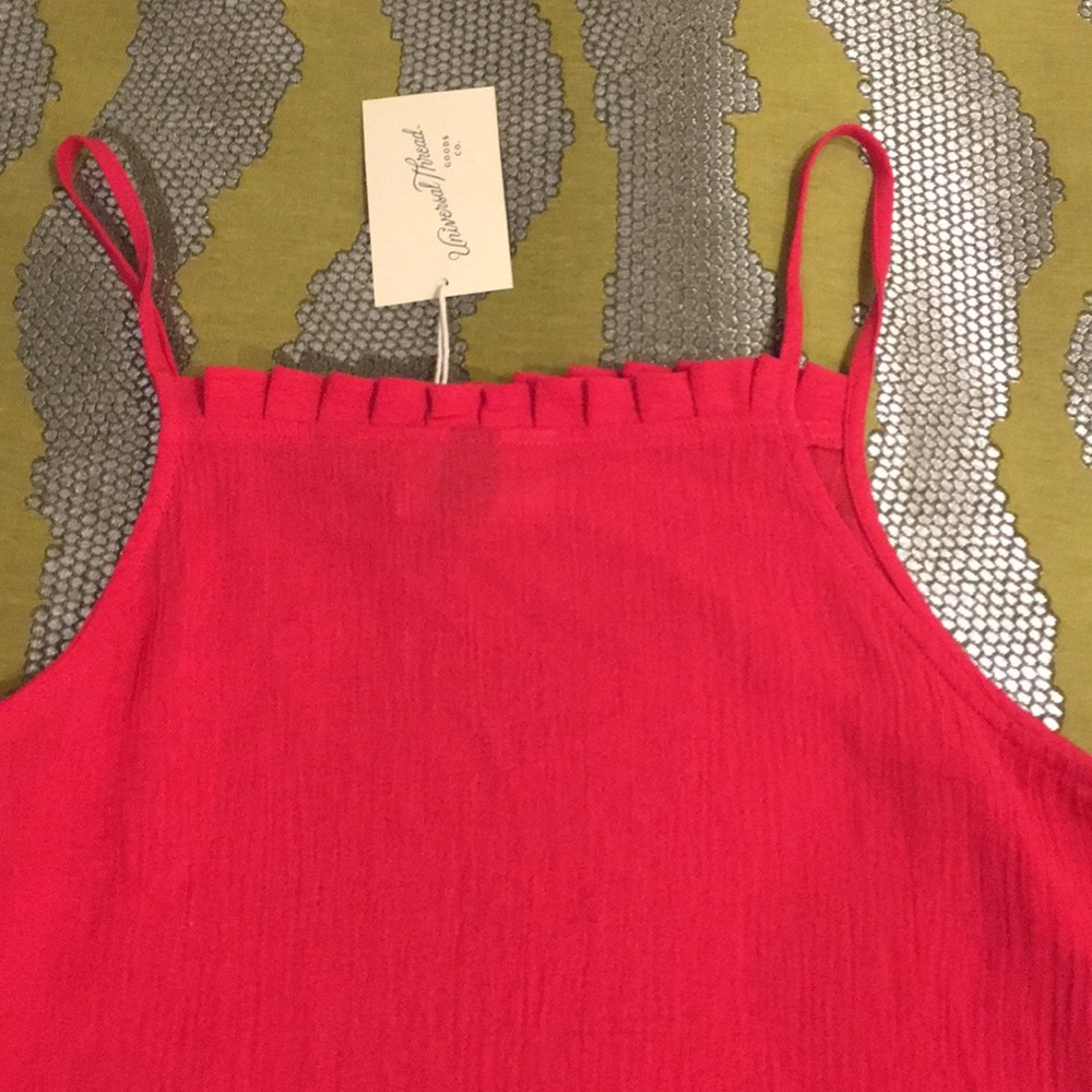 Red Tank Too with Ruffles - Picture 5 of 5